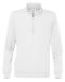 Half Zip Unisex White