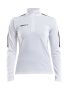 Progress Halfzip LS Tee W White